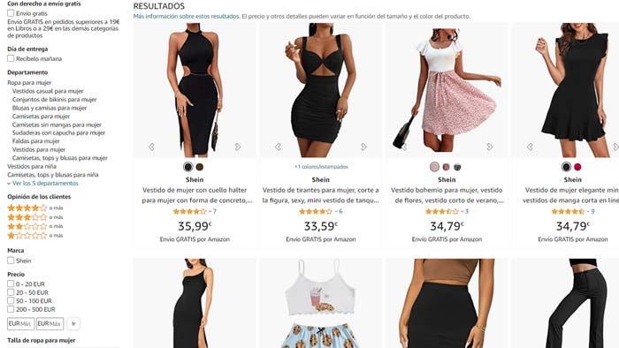 shein amazon